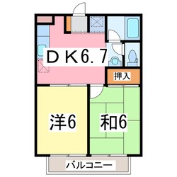 五井駅 バス7分  京葉高校入口下車：停歩3分 2階の物件間取画像